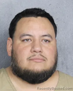 Mugshot of NOEL ERNESTO J OCON booked in Broward County, Florida on May 8, 2026