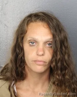 Mugshot of Alisha Marie Peverly booked in Broward County, Florida on July 23, 2026