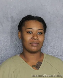 Mugshot of Shayna Shanetris Kittles booked in Broward County, Florida on July 24, 2026