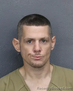 Mugshot of Andrew Mark Esposito booked in Broward County, Florida on August 2, 2026