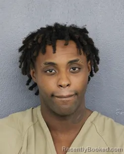 Mugshot of Rayshaun Calvin Mobley booked in Broward County, Florida on August 20, 2026