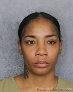 Mugshot of Johnneka Viola Hall booked in Broward County, Florida on August 22, 2026