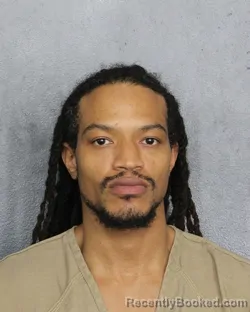 Mugshot of Devante Hakeem James booked in Broward County, Florida on October 3, 2026