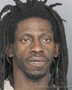 Booking photo from Broward County, Florida