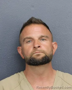 Mugshot of Corey Michael Richland booked in Broward County, Florida on July 31, 2026