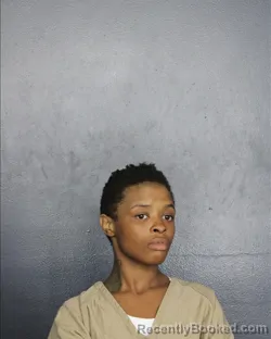 Mugshot of Tanaysha Woodard booked in Broward County, Florida on August 8, 2026