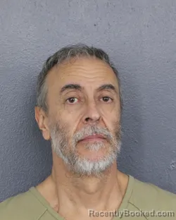 Mugshot of Victor Xavier Martinez booked in Broward County, Florida on September 25, 2026