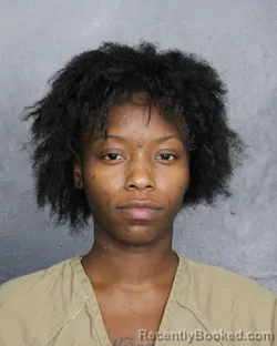 Mugshot of La Quesha Monae Danielle Page booked in Broward County, Florida on September 29, 2026