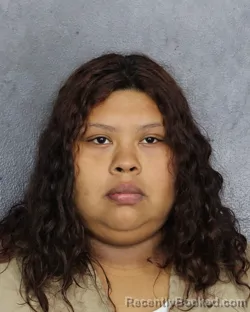 Mugshot of Nicole Hernandez Alavez booked in Broward County, Florida on October 1, 2026