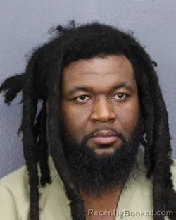 Mugshot of Maliek Xavier Jones booked in Broward County, Florida on October 10, 2026