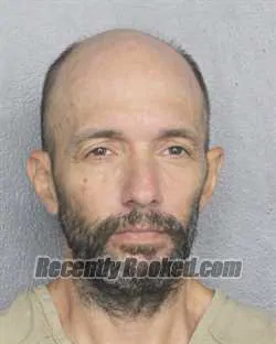 Booking photo from Broward County, Florida