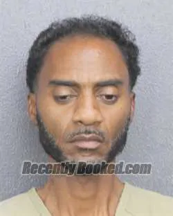 Booking photo from Broward County, Florida