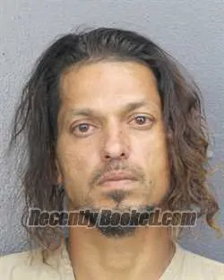 Booking photo from Broward County, Florida