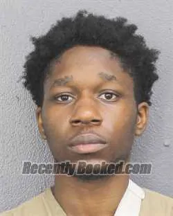 Booking photo from Broward County, Florida