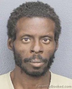 Booking photo from Broward County, Florida