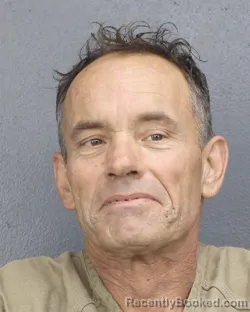 Booking photo from Broward County, Florida