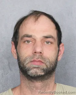 Booking photo from Broward County, Florida
