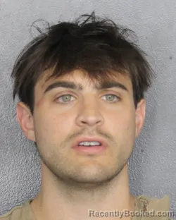 Mugshot of THOMAS MICHAEL ZIEGLER booked in Broward County, Florida on March 8, 2026