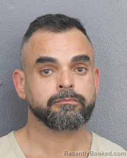 Mugshot of GABRIEL EDUARDO CERVO booked in Broward County, Florida on March 9, 2026