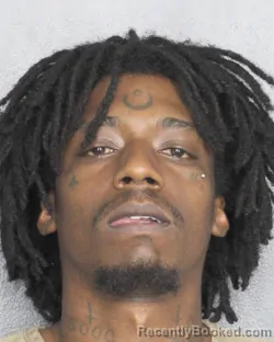 Mugshot of DELAJUAN NAJEE JAVON TULLIS booked in Broward County, Florida on March 12, 2026