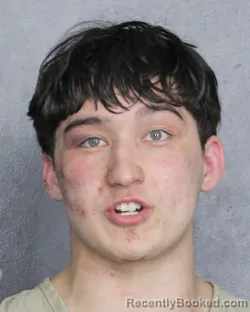 Mugshot of JACOB MITRIONE booked in Broward County, Florida on March 13, 2026