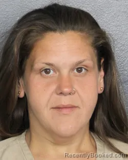 Mugshot of BREANN ELIZABETH PISCOPO booked in Broward County, Florida on March 19, 2026