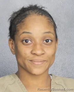 Mugshot of FELICIA TIA EUBANKS booked in Broward County, Florida on April 25, 2026