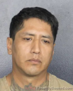 Mugshot of ELMER QUISPE YARANGA booked in Broward County, Florida on May 14, 2026