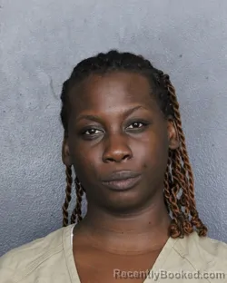 Mugshot of CHRISTINA ALICE JASSMNE GRICE booked in Broward County, Florida on June 16, 2026