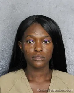 Mugshot of DOMONIQUE CLEMENTINE CELL GREENE booked in Broward County, Florida on June 23, 2026