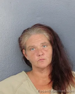 Mugshot of Michelle Ann Erickson booked in Broward County, Florida on July 13, 2026