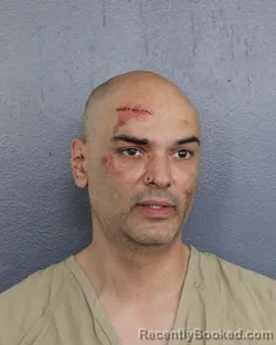Mugshot of Leonardo A Povedano booked in Broward County, Florida on July 18, 2026