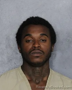 Mugshot of Marquis James Alexander White booked in Broward County, Florida on July 23, 2026
