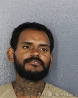 Mugshot of Brandon Alexander Torres booked in Broward County, Florida on July 23, 2026