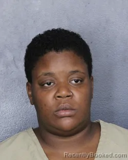 Mugshot of Alicia Nikiesha Parry booked in Broward County, Florida on July 24, 2026