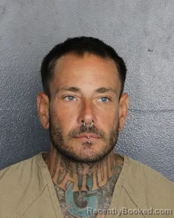 Mugshot of Daniel Bruce Barcus booked in Broward County, Florida on July 25, 2026