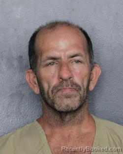 Mugshot of Barry Everette Hermann booked in Broward County, Florida on July 25, 2026