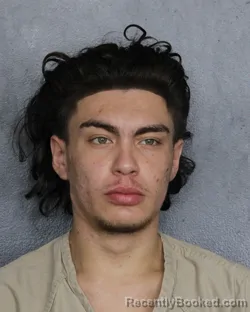 Mugshot of Marcos Alberto Saenz booked in Broward County, Florida on July 27, 2026