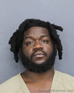 Mugshot of Barthalavous Jerhmal Hunt booked in Broward County, Florida on July 30, 2026