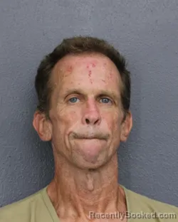 Mugshot of Sean Shaffer booked in Broward County, Florida on July 31, 2026