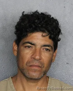 Mugshot of Luis Alberto Suarez Perez booked in Broward County, Florida on August 3, 2026