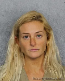 Mugshot of Alexandra Anne Keogh Clark booked in Broward County, Florida on August 4, 2026