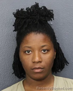 Mugshot of Candacia Cyneise Walker booked in Broward County, Florida on August 6, 2026