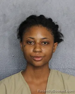 Mugshot of Kayla Rolle booked in Broward County, Florida on August 8, 2026