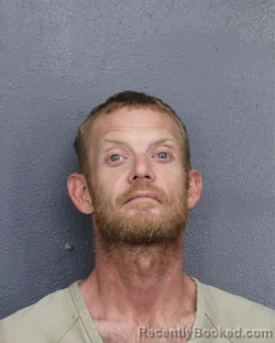 Mugshot of Shane Ward Oleson booked in Broward County, Florida on August 9, 2026