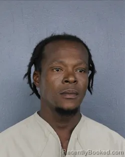 Mugshot of Tedric Chappell booked in Broward County, Florida on August 18, 2026