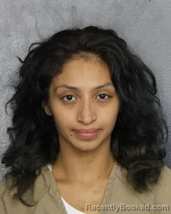 Mugshot of Jasmine Rodriguez booked in Broward County, Florida on August 22, 2026