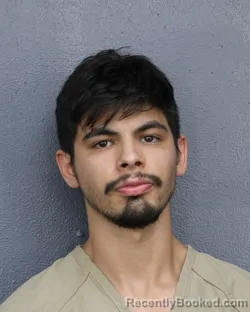 Mugshot of Raphael Orlando Gutierrez booked in Broward County, Florida on August 22, 2026