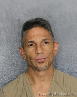 Mugshot of Benjamin Rivera Sanabria booked in Broward County, Florida on August 23, 2026
