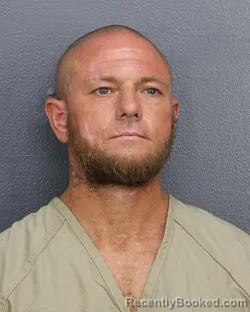 Mugshot of Kristoffer Lee Kuehn booked in Broward County, Florida on August 23, 2026